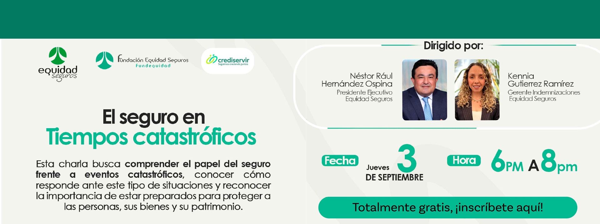 El seguro en tiempos catastróficos 